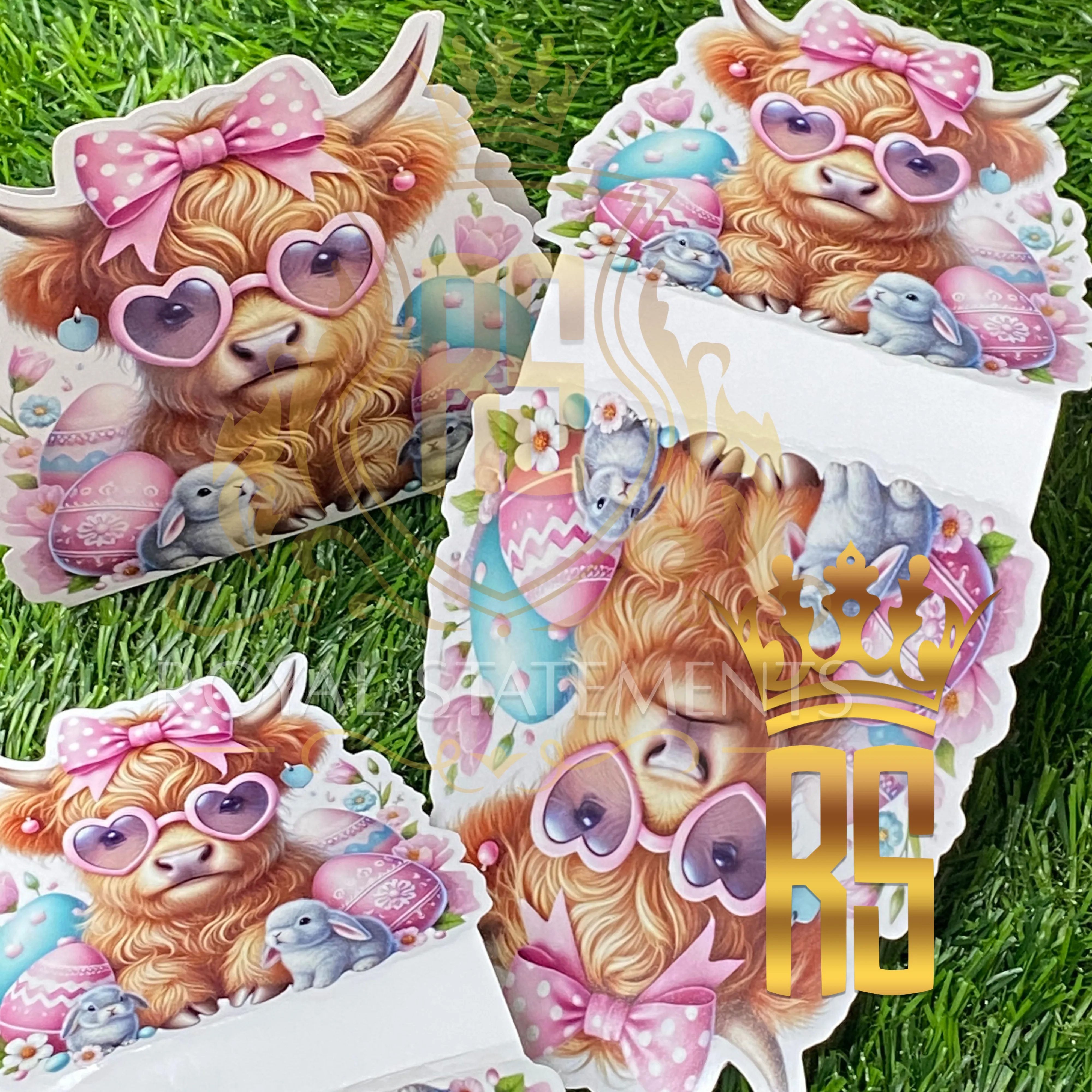 Highland Cow Juice Pouch & Candy Holder – Digital Download (PDF & Silhouette Files Included!)