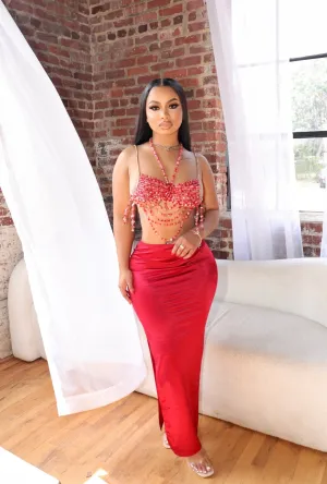 Hindu top (red)