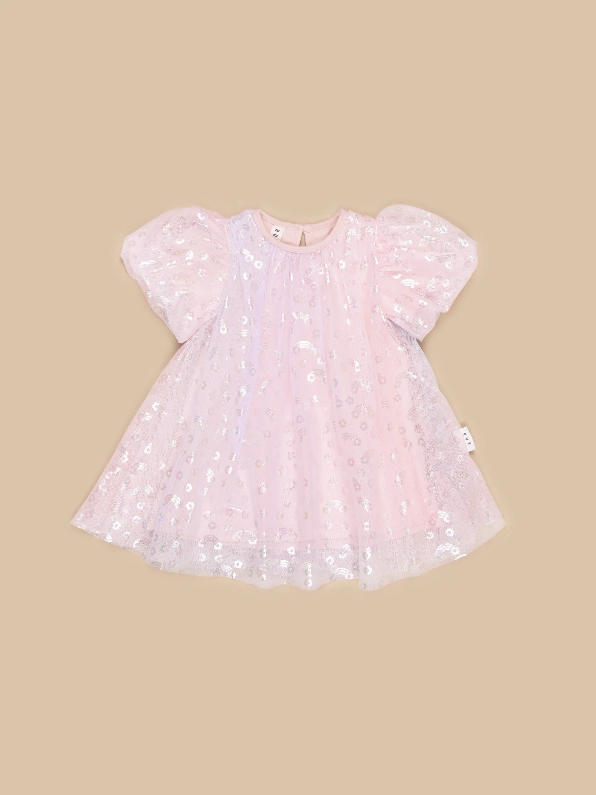 Hux - Rainbow Tulle Party Dress - Multi