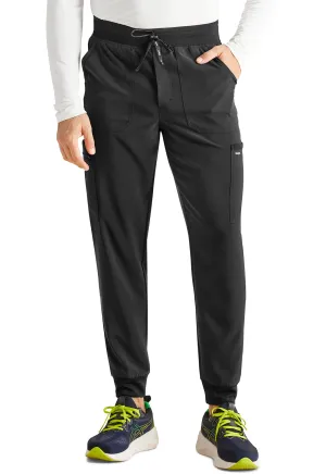 Inspira Flex IP066A Men's Mid Rise Jogger Black
