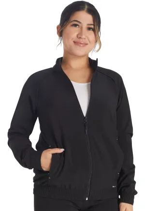 Inspira Flex IP307A Zip Front Jacket Black