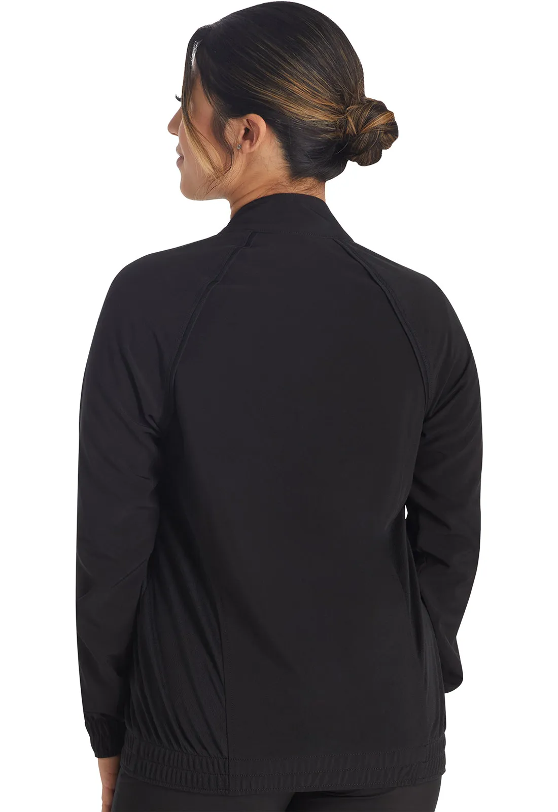 Inspira Flex IP307A Zip Front Jacket Black