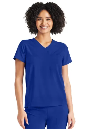 Inspira Flex IP600A V-Neck Tuckable Top Royal