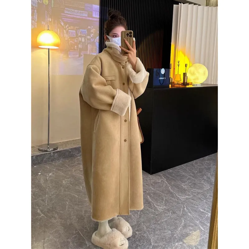 INSTOCK-Fur loose integrated coat winter