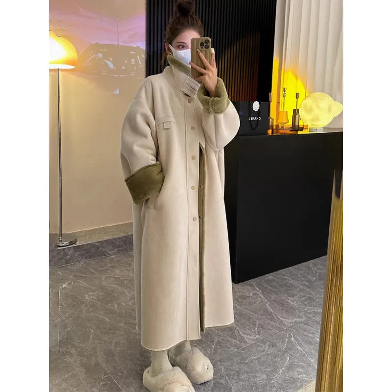 INSTOCK-Fur loose integrated coat winter