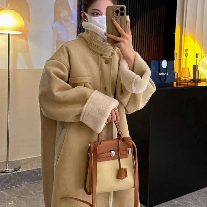 INSTOCK-Fur loose integrated coat winter