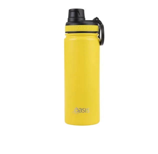 Insulated Challenger Bottle S/S W Screw Cap 550ml Neon Yellow