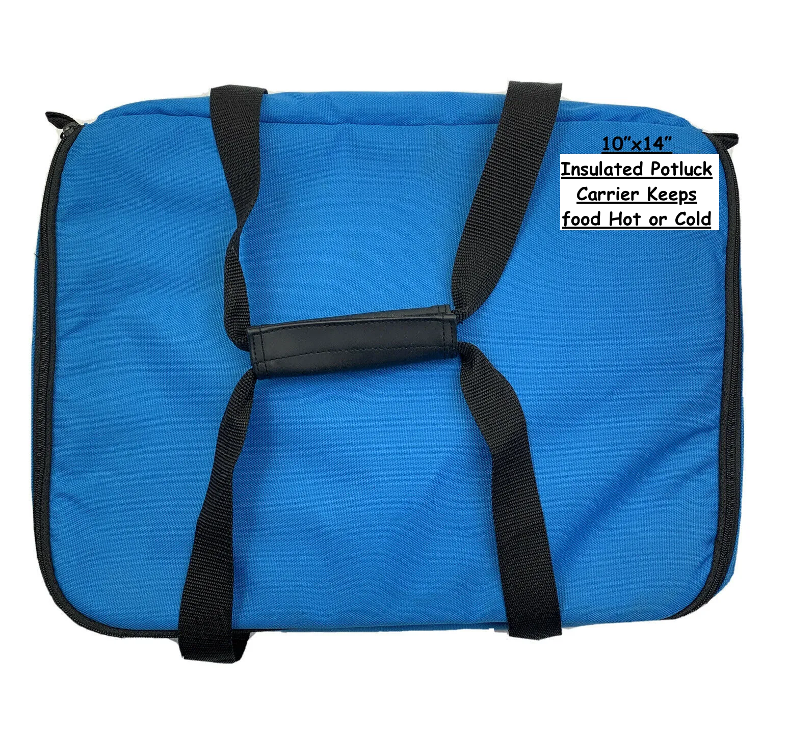 Insulated Potluck Carrier, 10"X14" Keeps Food Hot or Cold!
