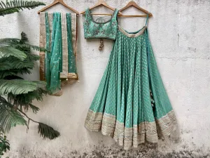 Jade Green  Lehenga Set