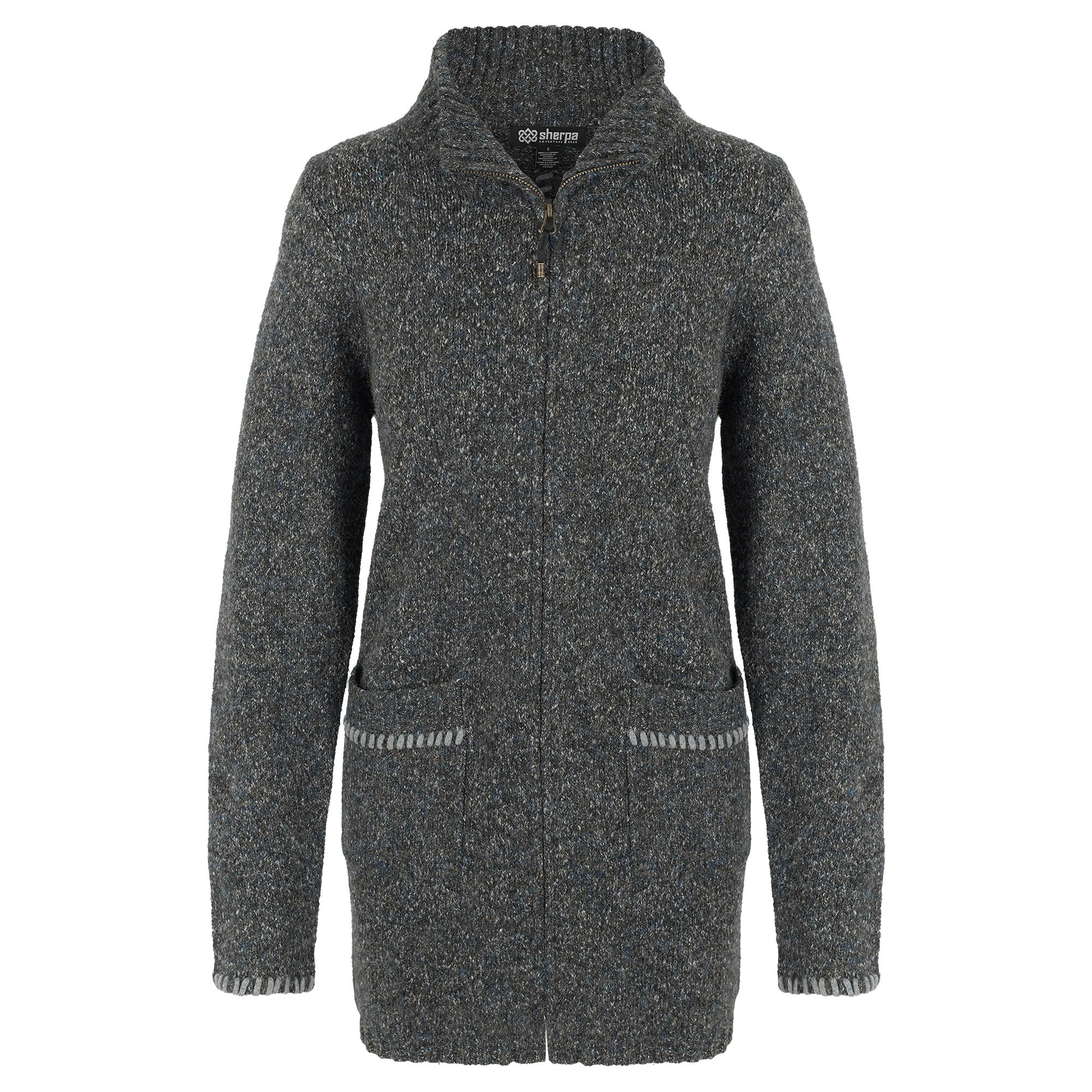 Jaga Full Zip Duster - Kharani Grey
