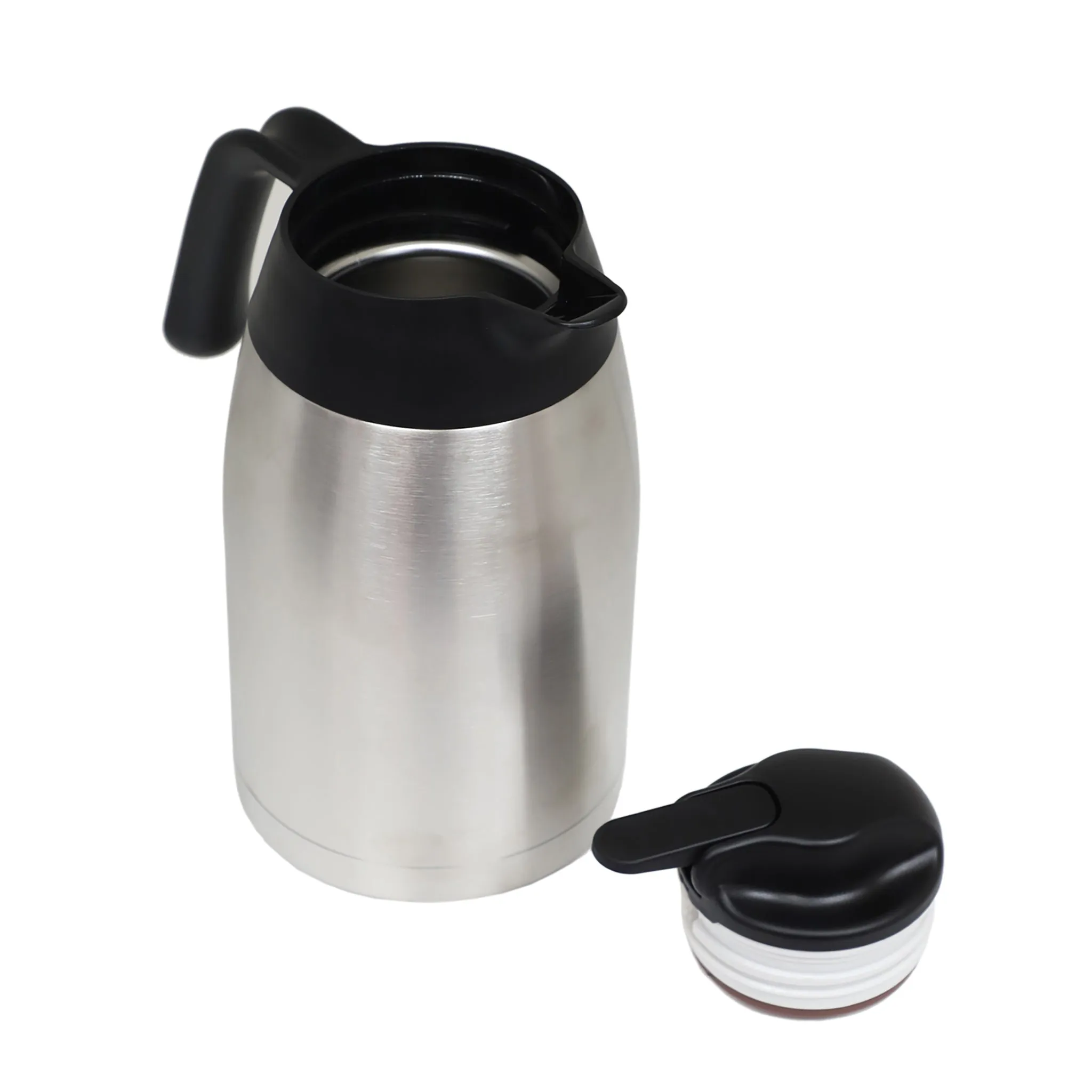 Jaypee Plus Mike Kettle, Stainless Steel, with Vacuum-Insulated Flask, Metallic, 1200ML