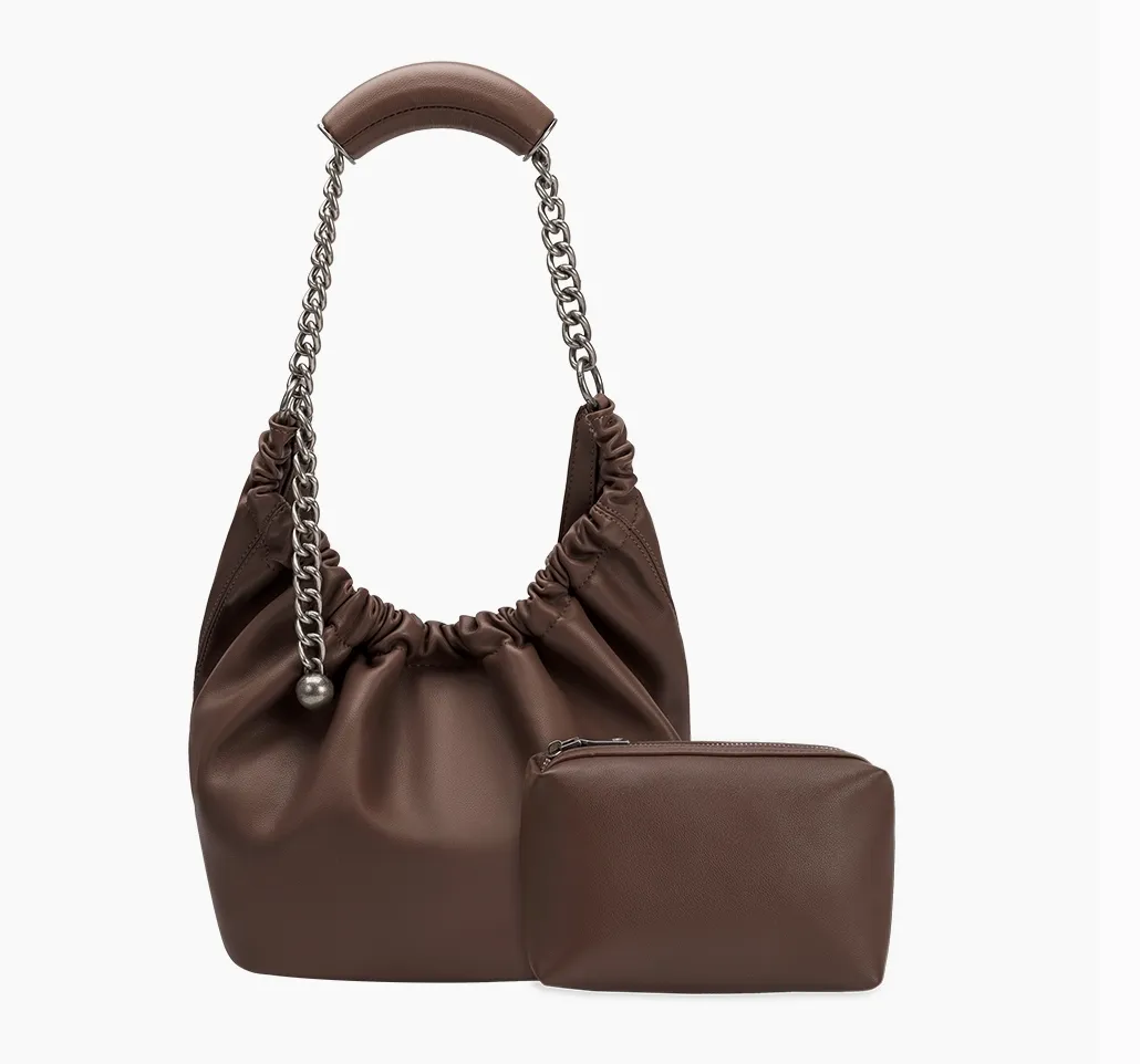 Kinsley Brown Shoulder Bag