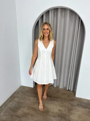 Kinsley Dress- White