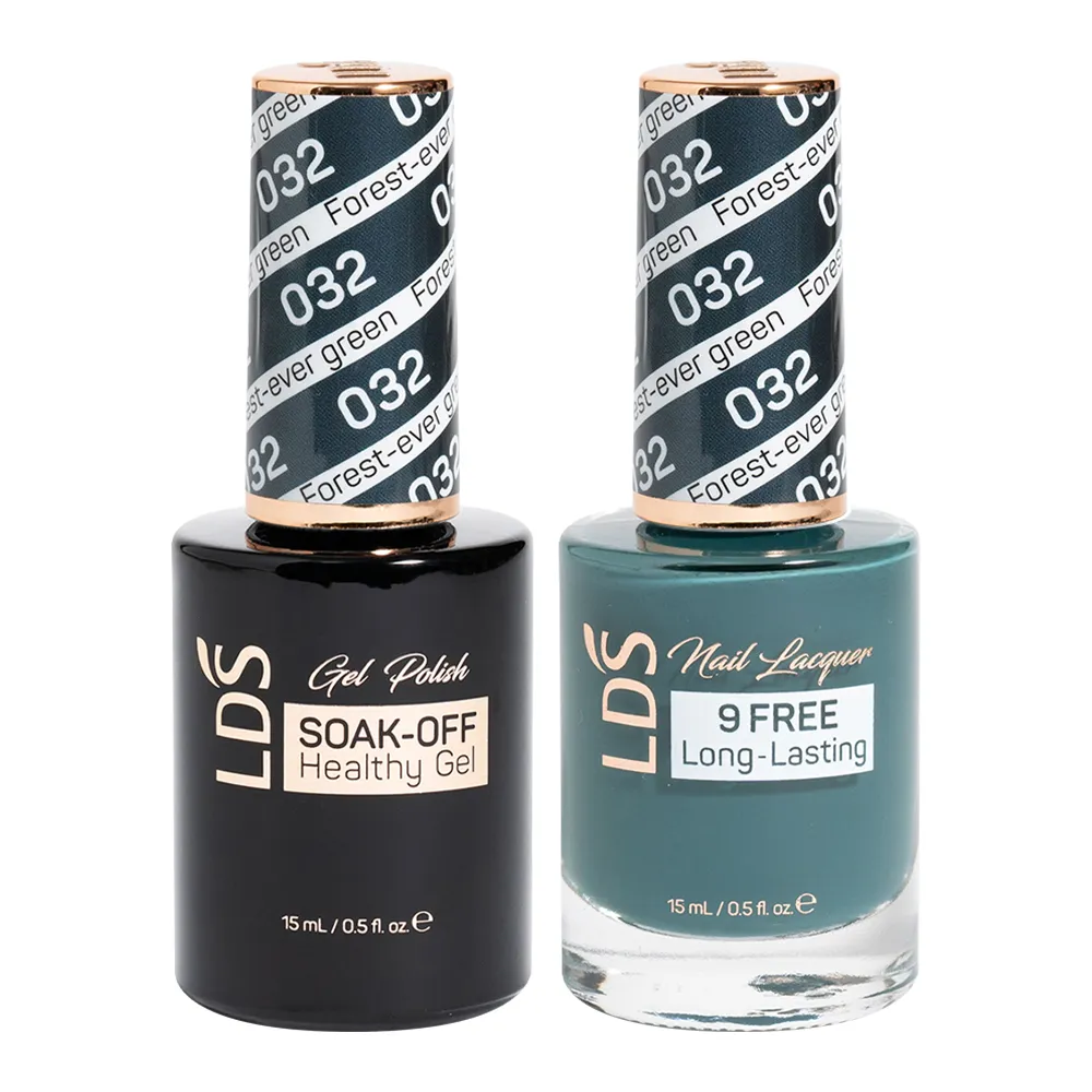 LDS Holiday Gift Bundle: 7 Gel & Lacquer, 1 Base Gel, 1 Top Gel - 056, 084, 042, 032, 140, 136, 003