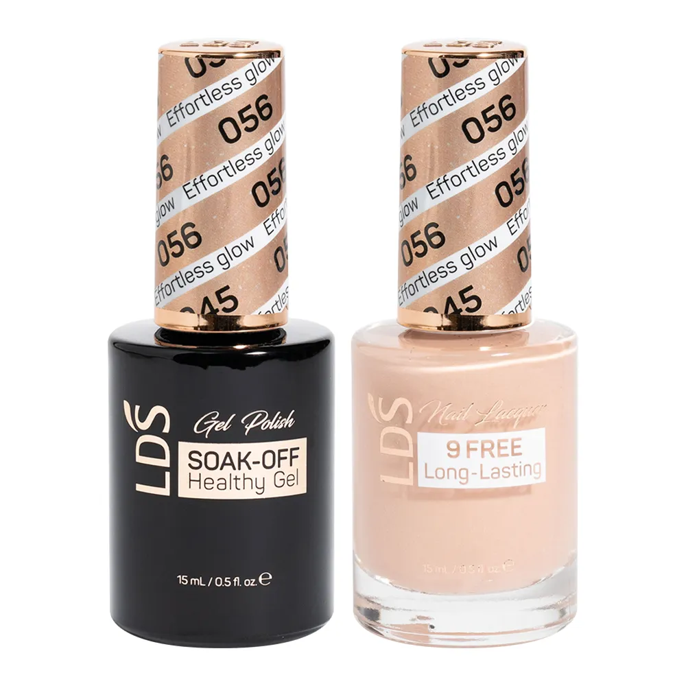 LDS Holiday Gift Bundle: 7 Gel & Lacquer, 1 Base Gel, 1 Top Gel - 056, 084, 042, 032, 140, 136, 003