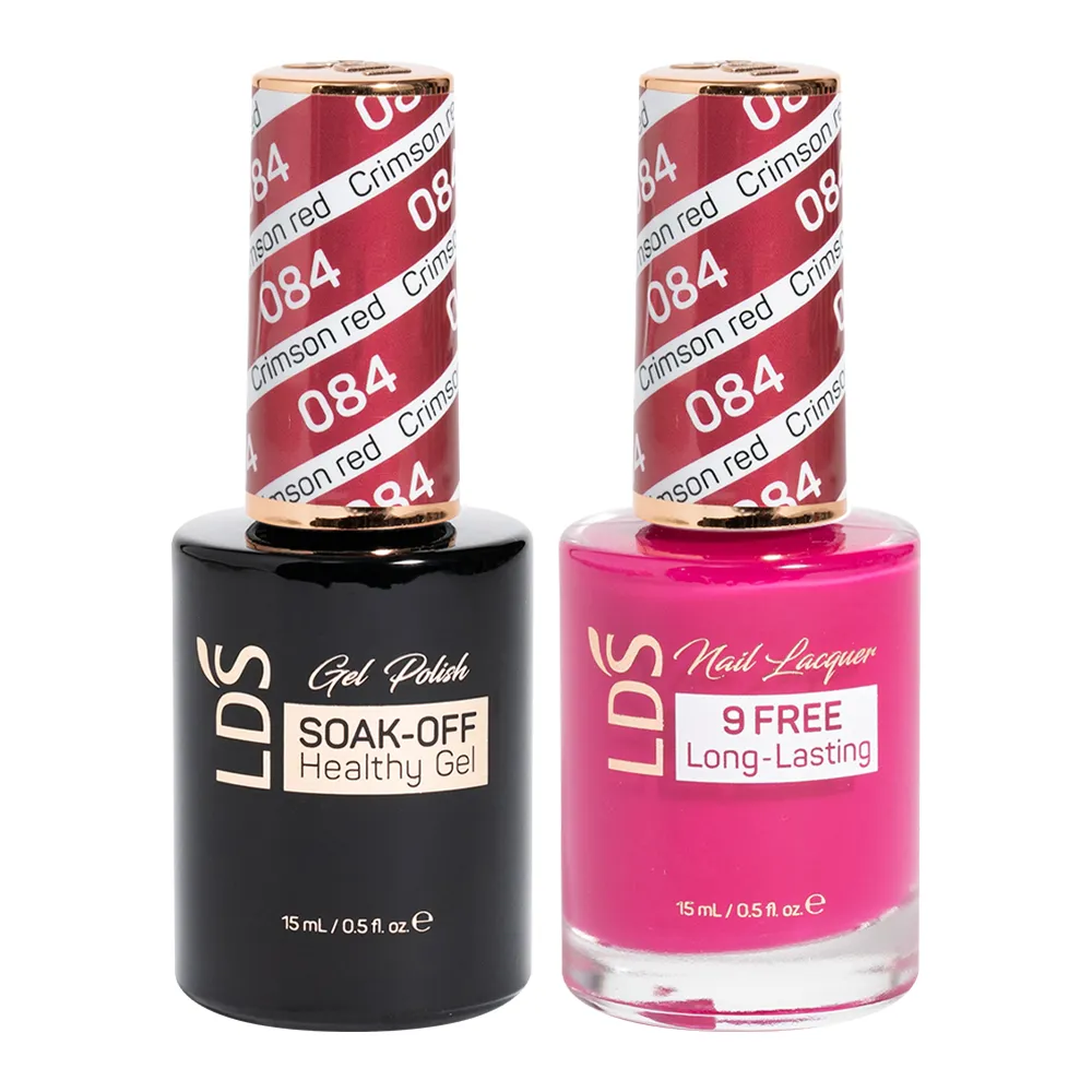 LDS Holiday Gift Bundle: 7 Gel & Lacquer, 1 Base Gel, 1 Top Gel - 056, 084, 042, 032, 140, 136, 003