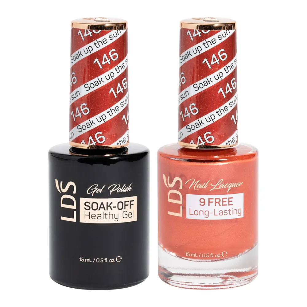 LDS Holiday Gift Bundle: 7 Gel & Lacquer, 1 Base Gel, 1 Top Gel - 143, 145, 142, 072, 147, 146, 089