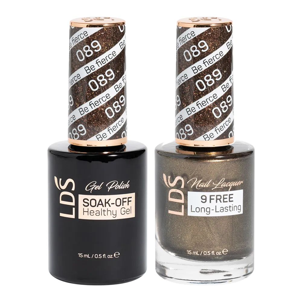LDS Holiday Gift Bundle: 7 Gel & Lacquer, 1 Base Gel, 1 Top Gel - 143, 145, 142, 072, 147, 146, 089