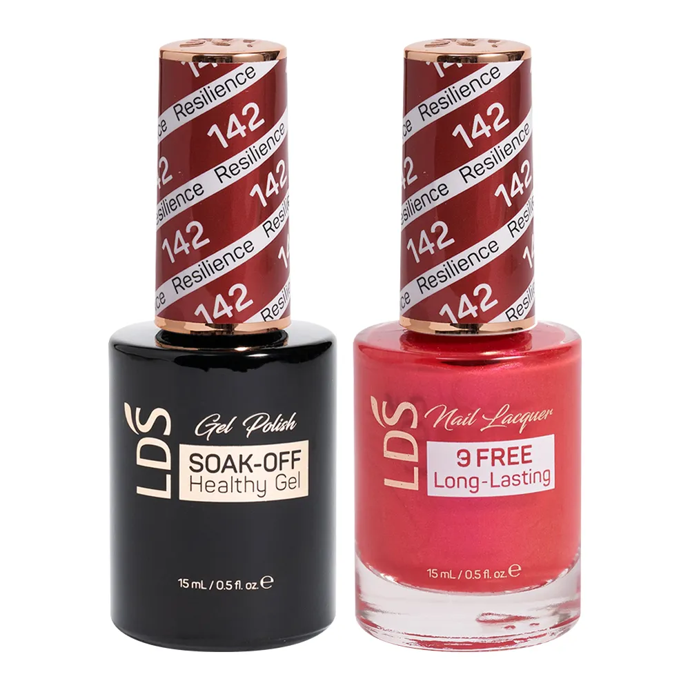 LDS Holiday Gift Bundle: 7 Gel & Lacquer, 1 Base Gel, 1 Top Gel - 143, 145, 142, 072, 147, 146, 089