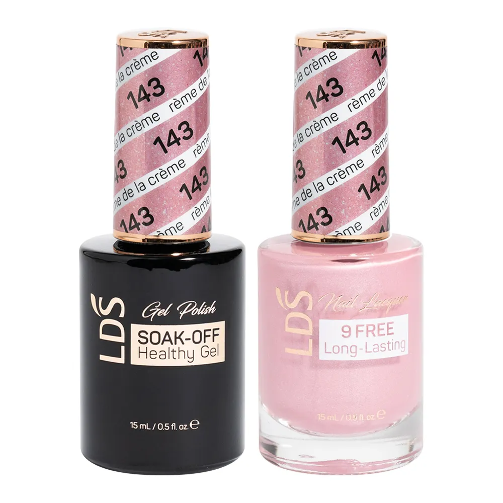 LDS Holiday Gift Bundle: 7 Gel & Lacquer, 1 Base Gel, 1 Top Gel - 143, 145, 142, 072, 147, 146, 089