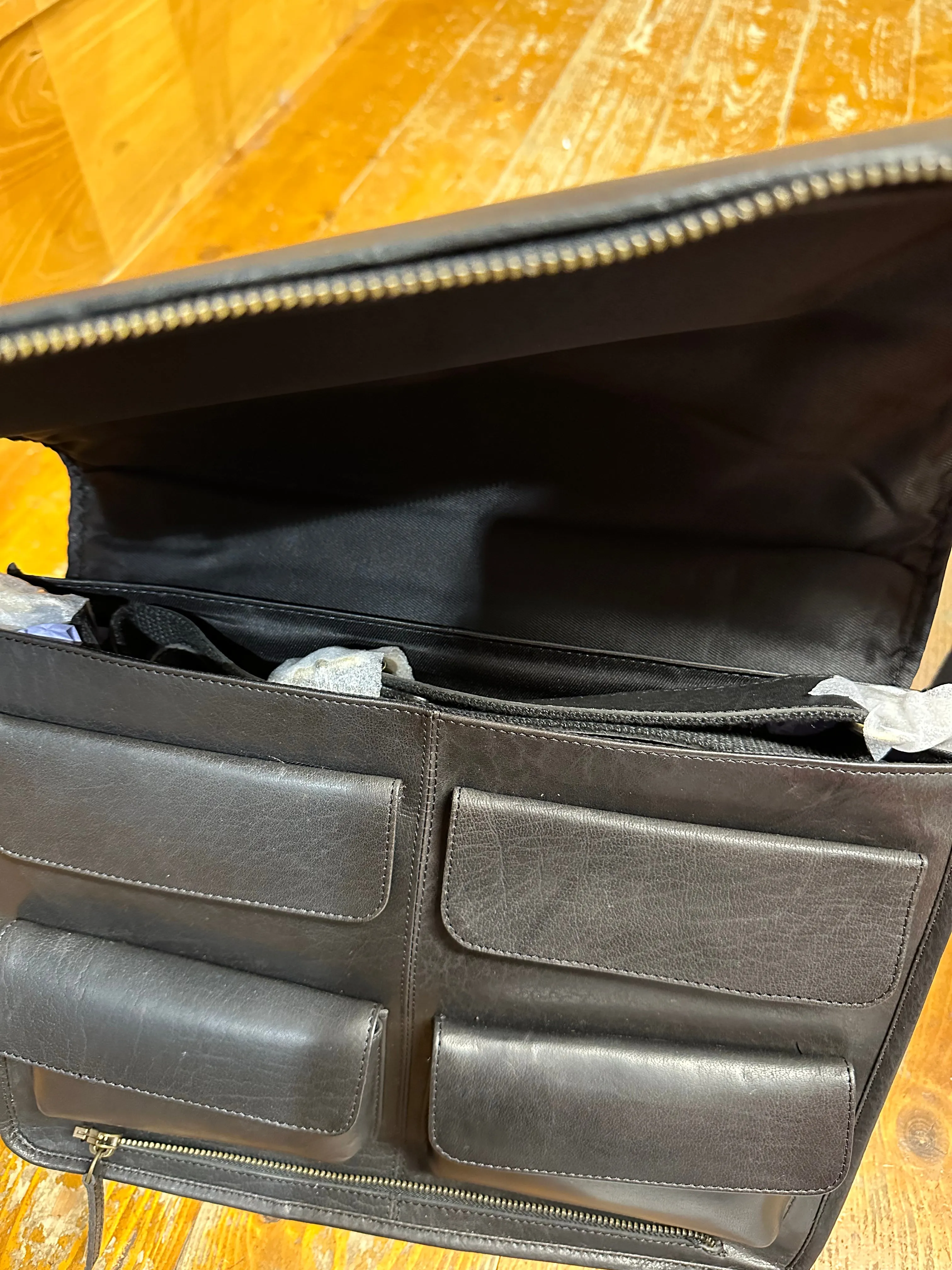 Leather Briefcase Bag