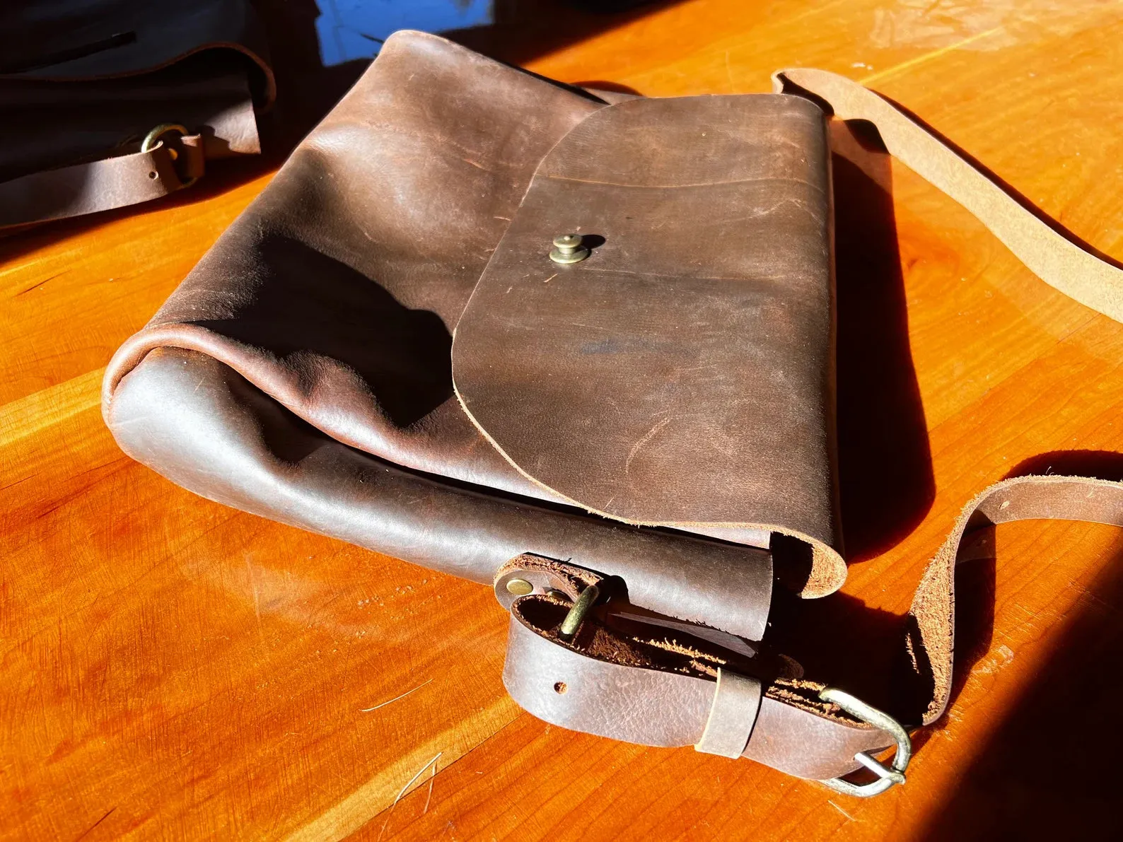 Leather Messenger Bag, Cross Body Bag