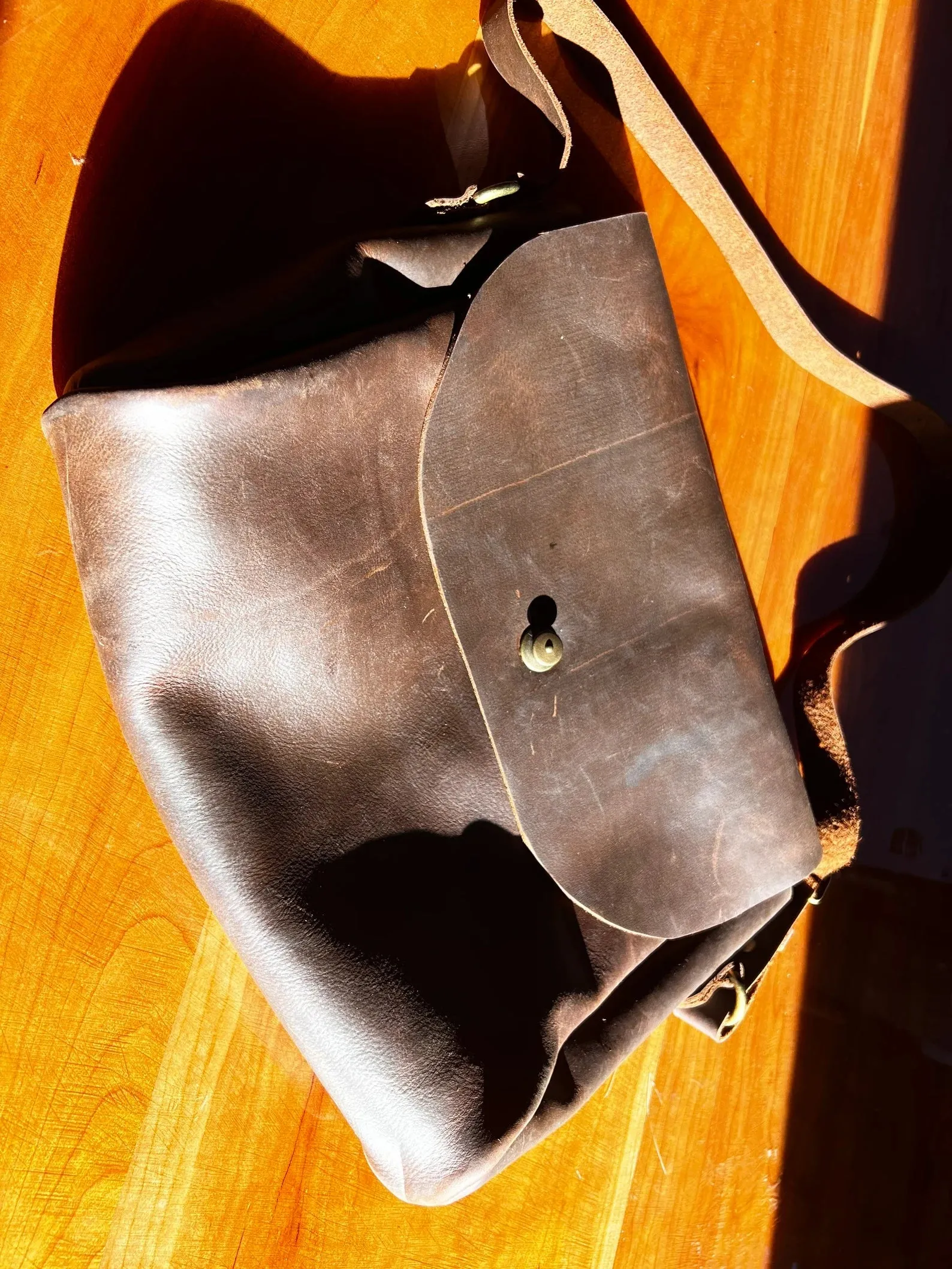Leather Messenger Bag, Cross Body Bag