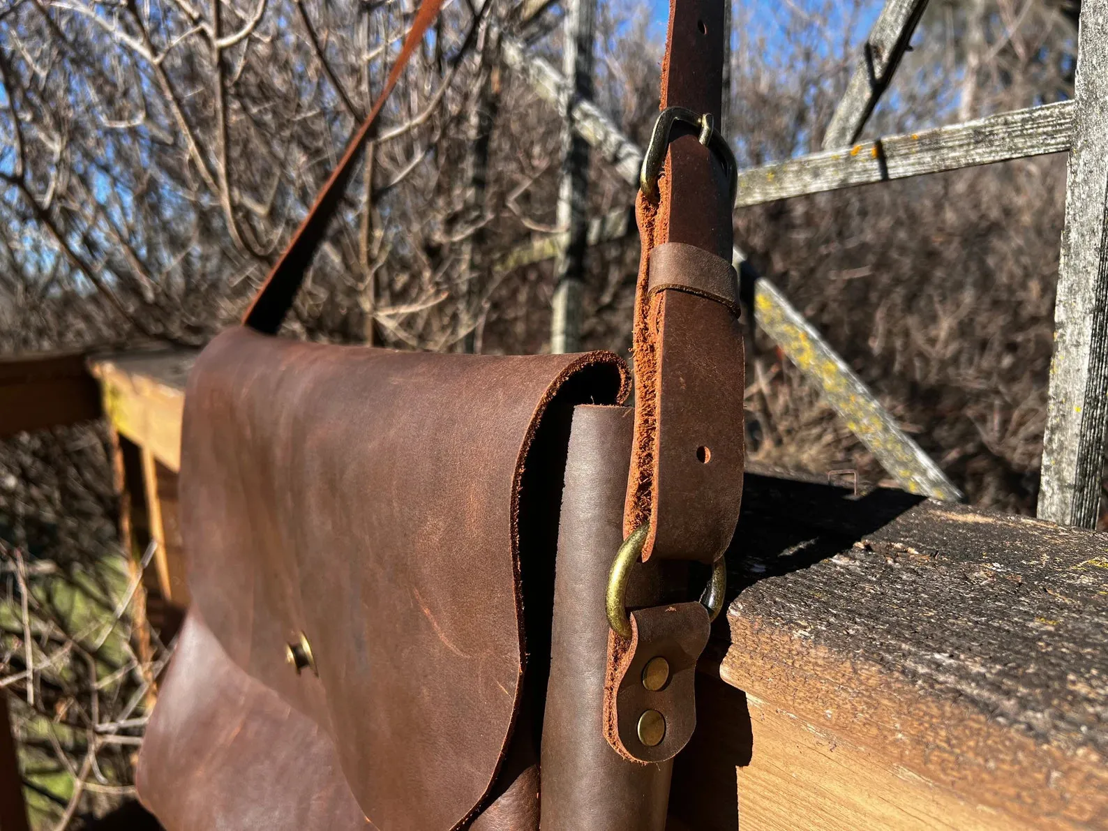 Leather Messenger Bag, Cross Body Bag
