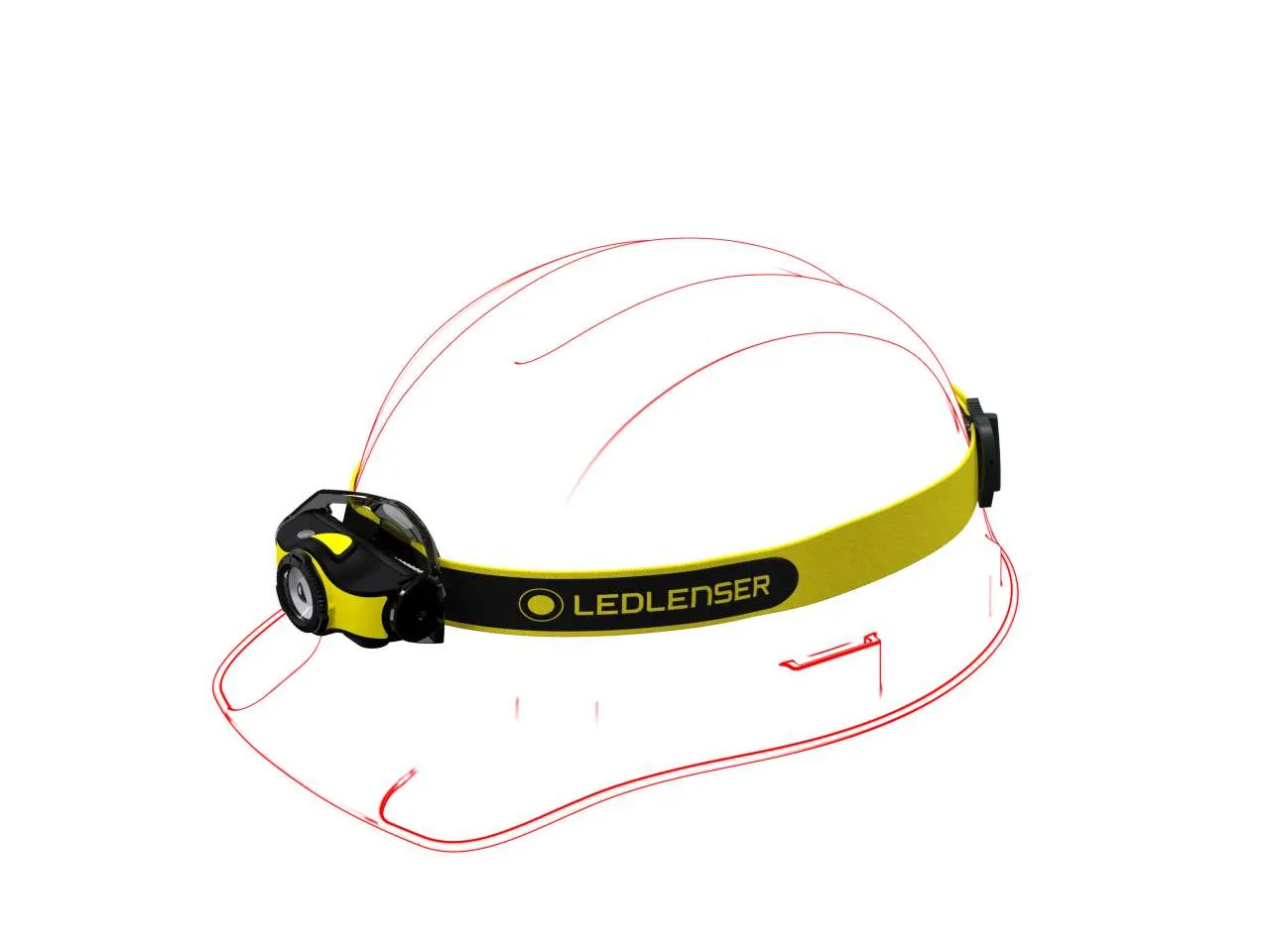 Ledlenser iH5R 400 Lumen Rechargeable Work Headlamp