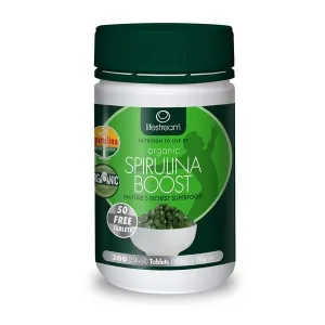 Lifestream Spirulina Cert. Org 500mg 500s