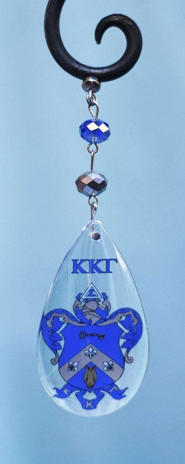 Logo Crystal - Crest - Kappa Kappa Gamma (Set of 3) MAGNETIC ORNAMENT