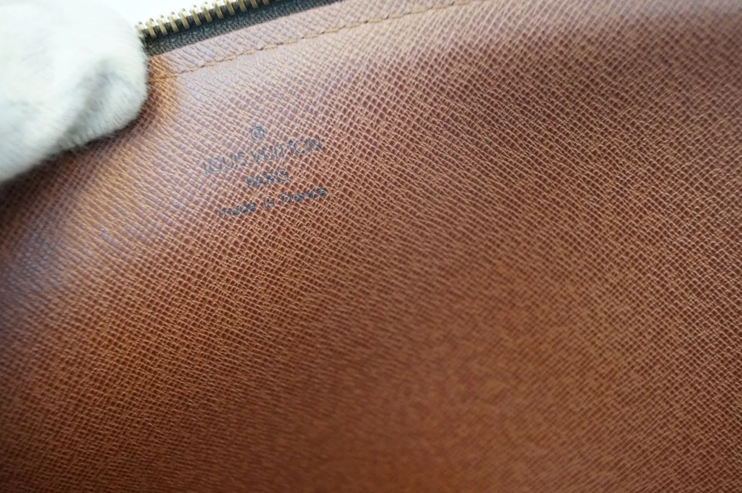 LOUIS VUITTON Monogram Brown Poche Documents Briefcase Clutch