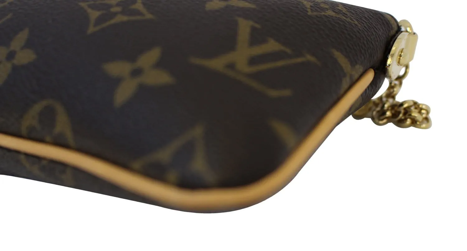 LOUIS VUITTON Monogram Canvas Pochette Milla MM Pouch