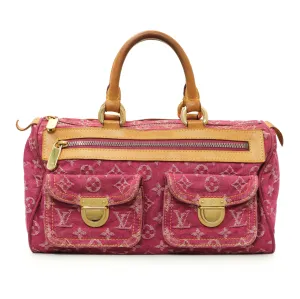 Louis Vuitton Pink Monogram Denim Neo Speedy