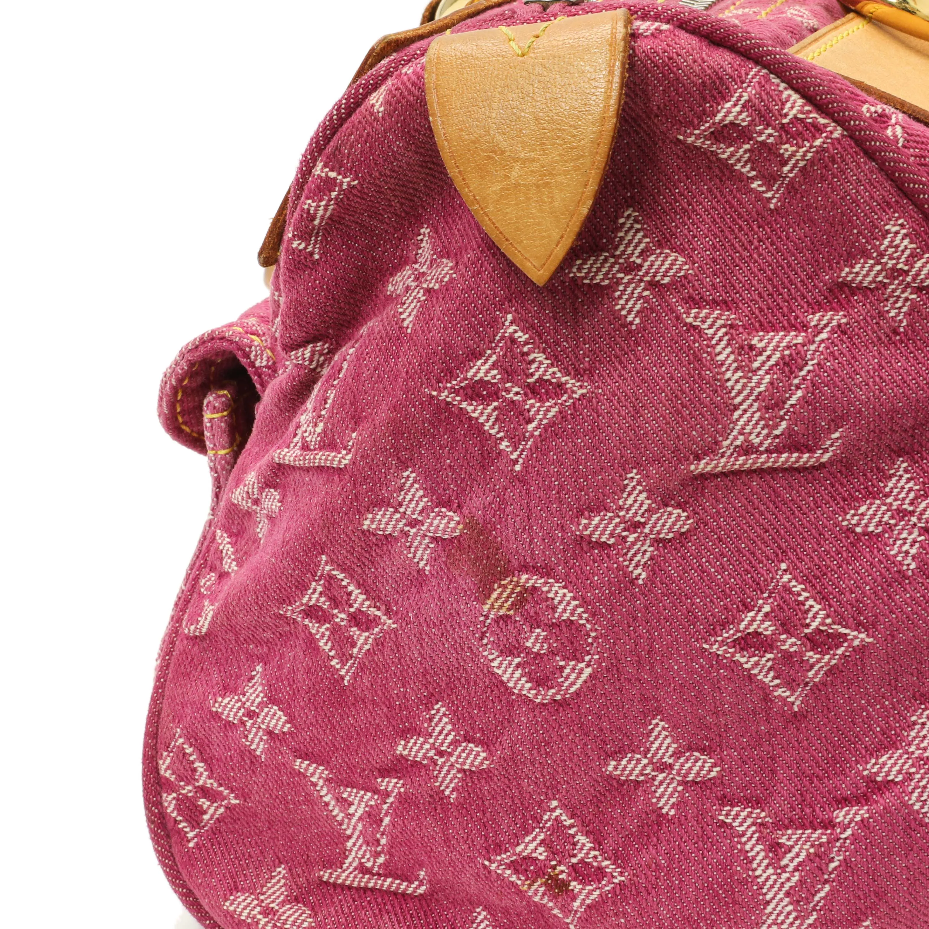 Louis Vuitton Pink Monogram Denim Neo Speedy