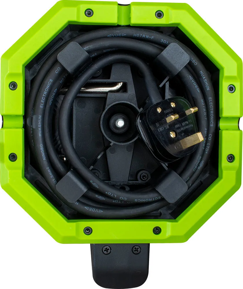 Luceco LWHOA70G65UK Herculous Open Area Worklight 7150lm 66W 6500K 1xUK Socket 3m Cable   UK Plug