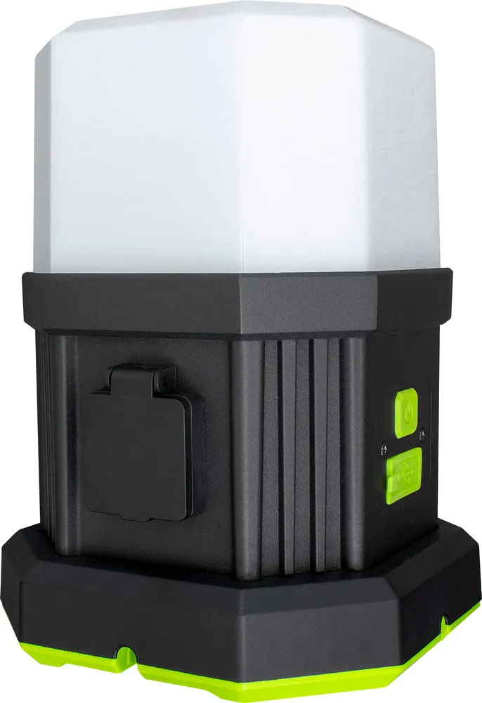 Luceco LWHOA70G65UK Herculous Open Area Worklight 7150lm 66W 6500K 1xUK Socket 3m Cable   UK Plug