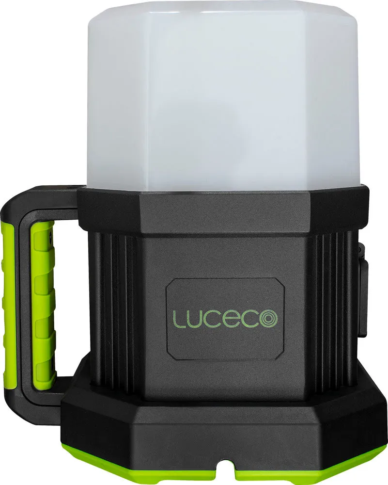 Luceco LWHOA70G65UK Herculous Open Area Worklight 7150lm 66W 6500K 1xUK Socket 3m Cable   UK Plug