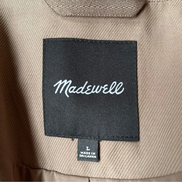 Madewell Tan Blazer
