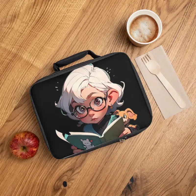 Magical Kid Reading Bento Box with Utensils