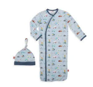 Magnetic Me Two Piece Giraffic Jam Gown and Hat