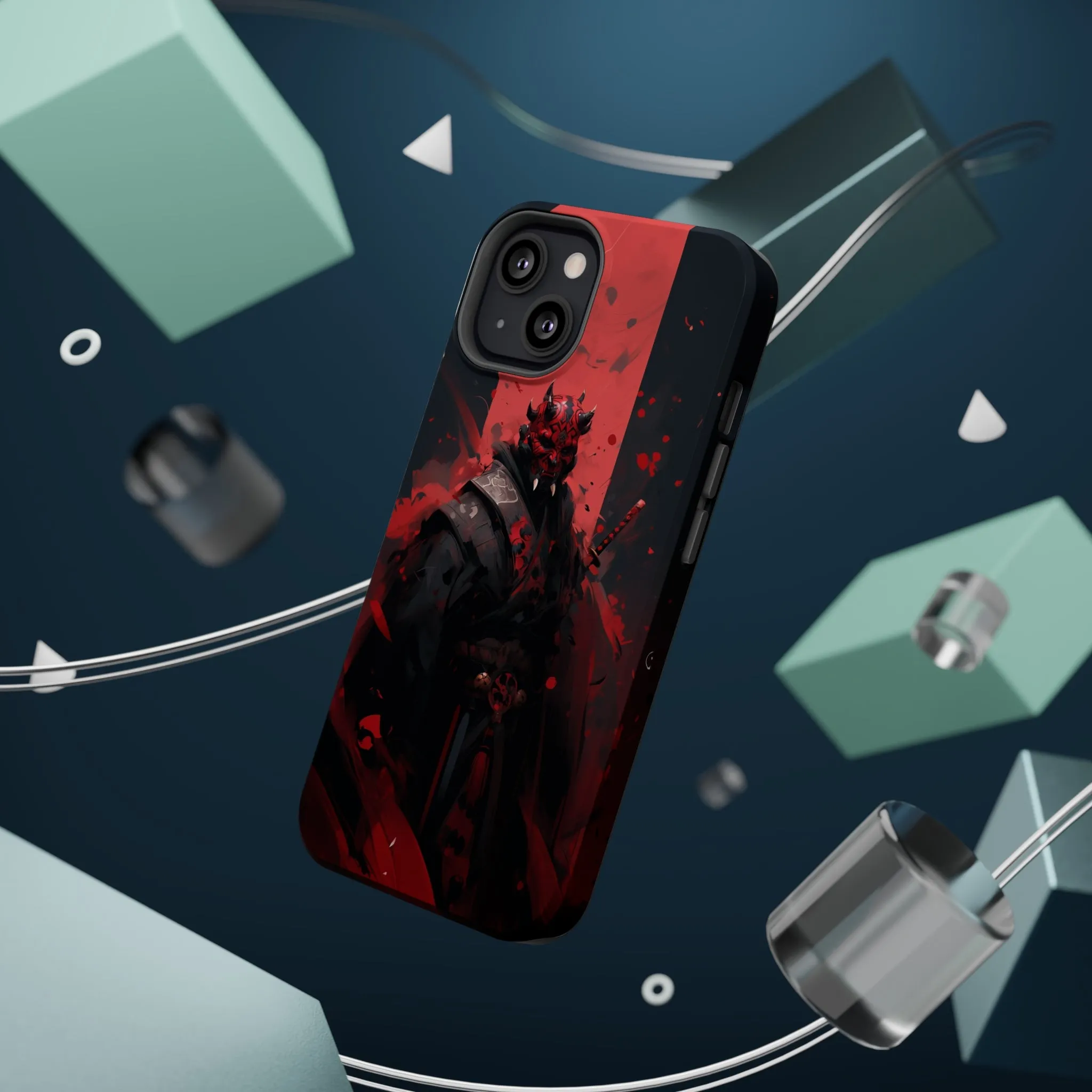 MagSafe Tough iPhone Case - Darth Maul Samurai High Detail