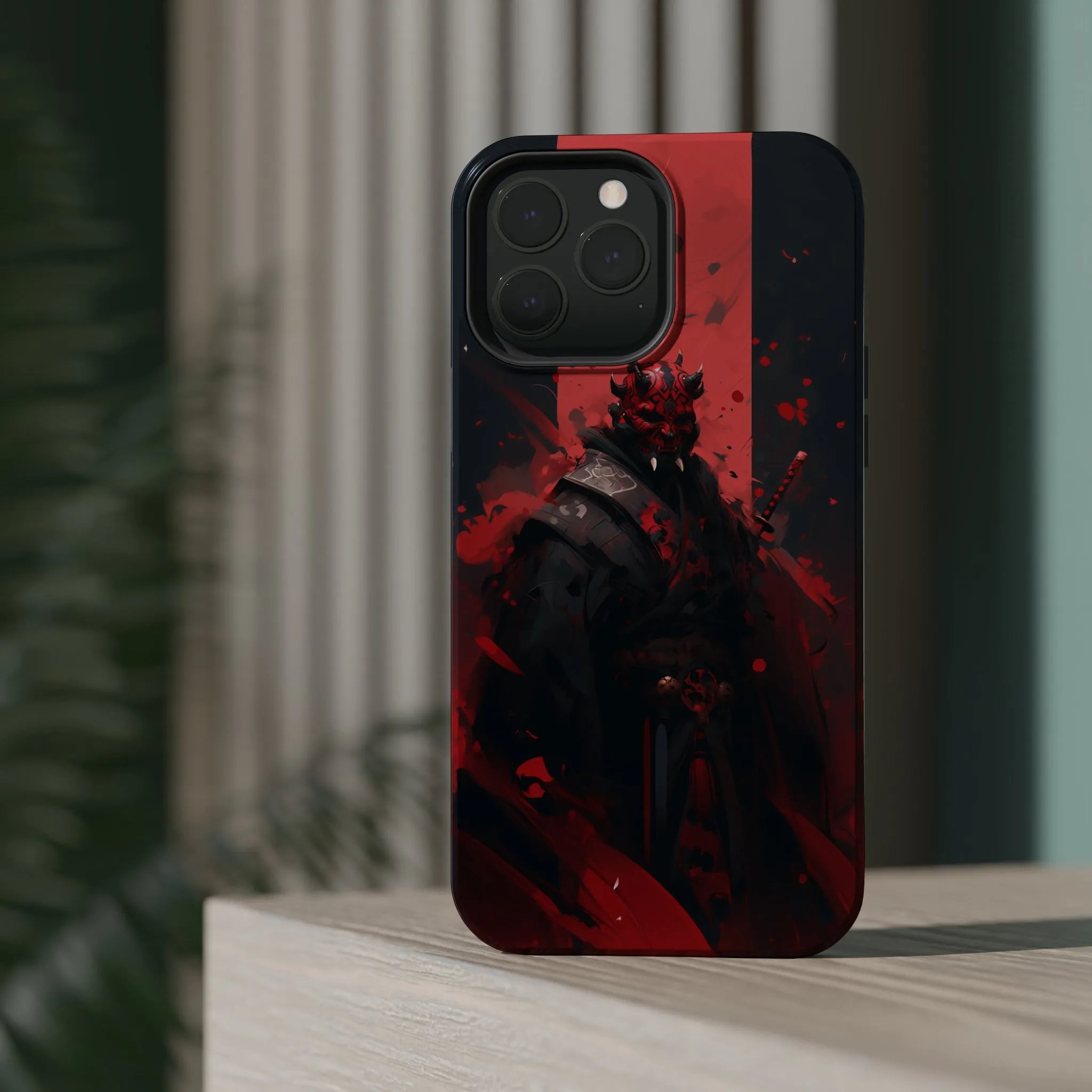 MagSafe Tough iPhone Case - Darth Maul Samurai High Detail