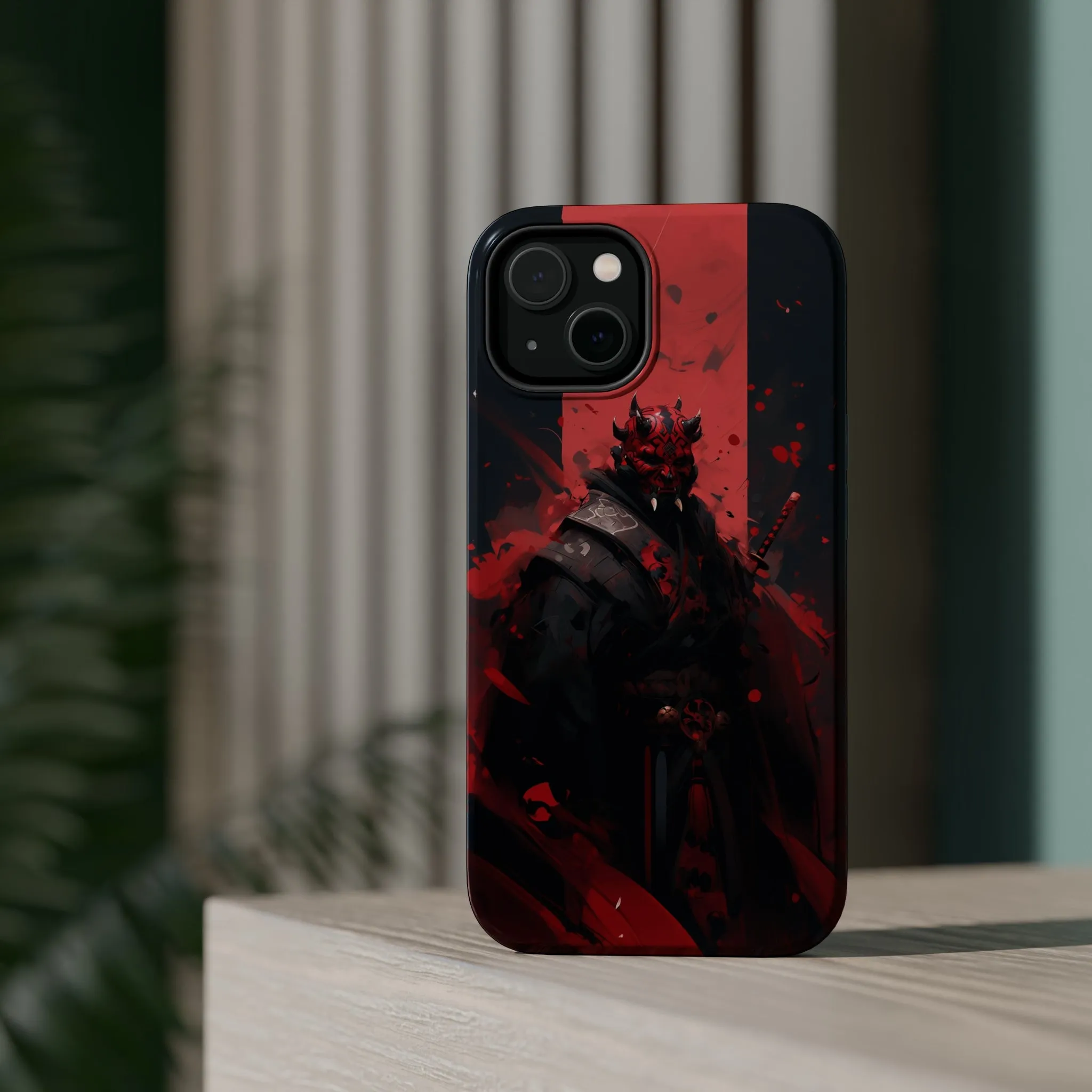 MagSafe Tough iPhone Case - Darth Maul Samurai High Detail