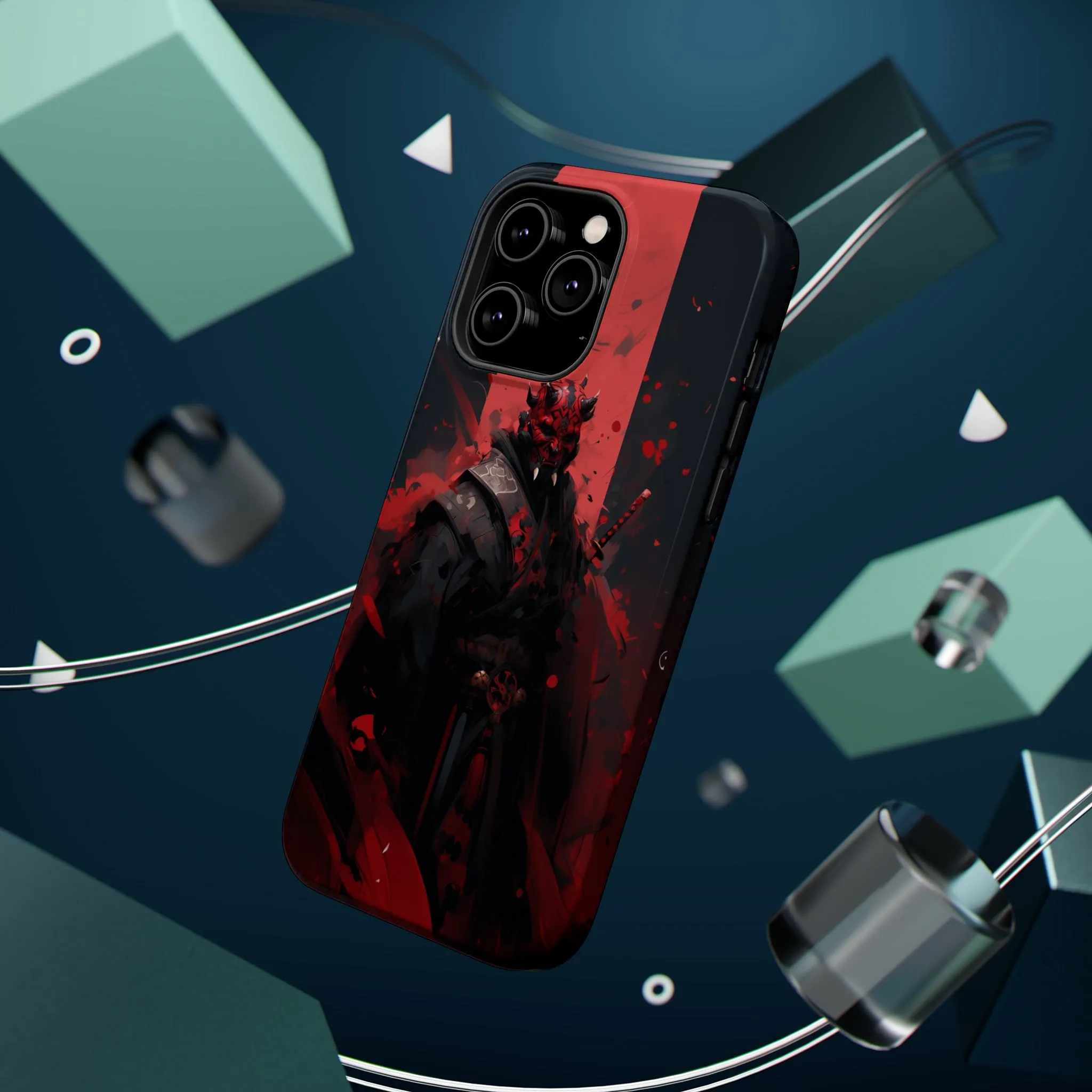 MagSafe Tough iPhone Case - Darth Maul Samurai High Detail