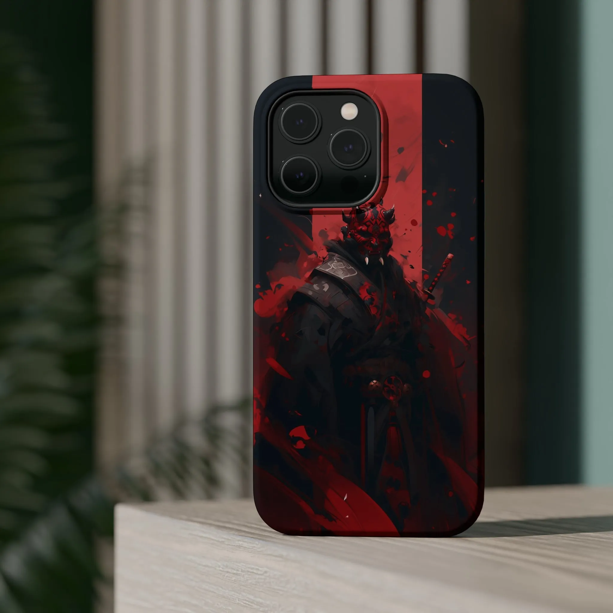 MagSafe Tough iPhone Case - Darth Maul Samurai High Detail