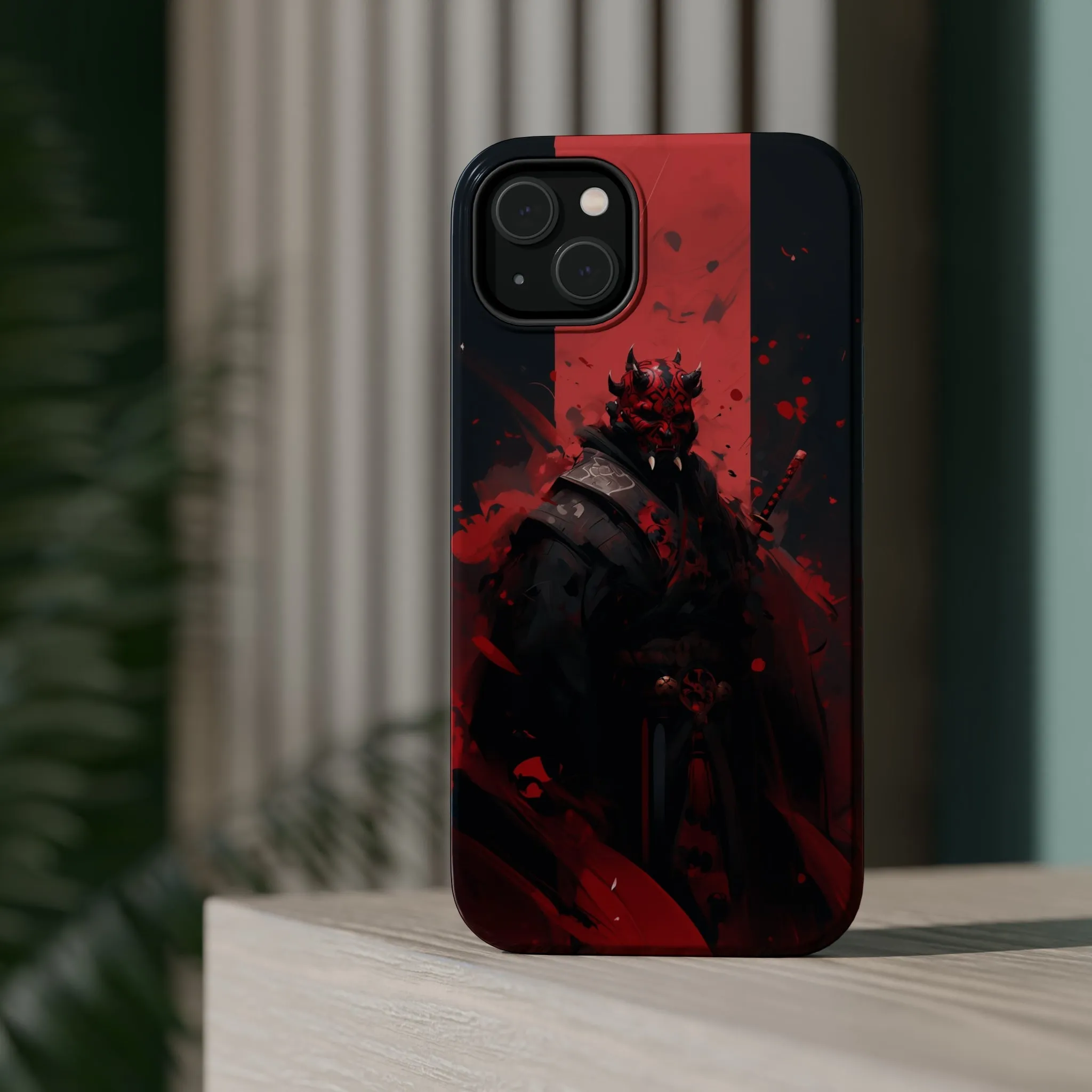 MagSafe Tough iPhone Case - Darth Maul Samurai High Detail