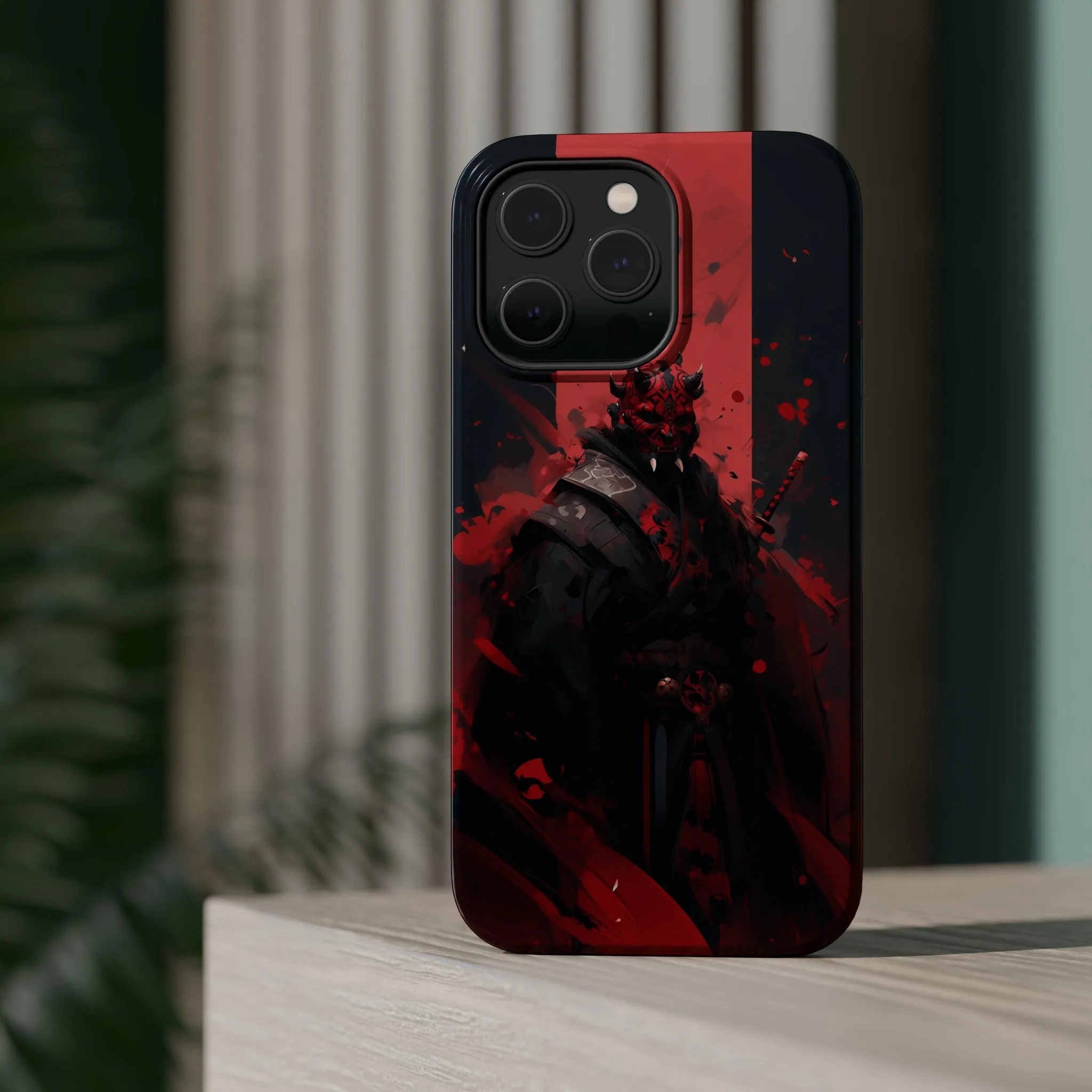MagSafe Tough iPhone Case - Darth Maul Samurai High Detail