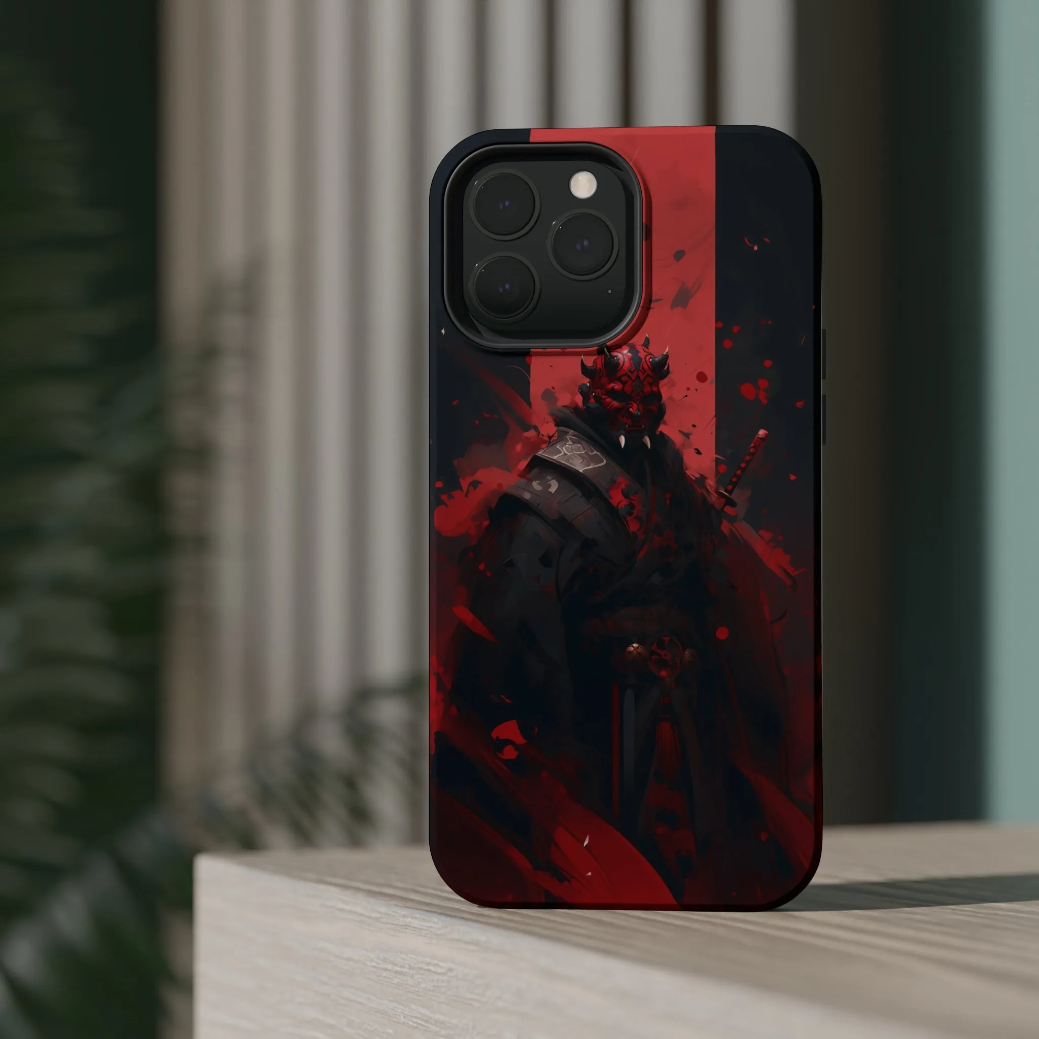MagSafe Tough iPhone Case - Darth Maul Samurai High Detail
