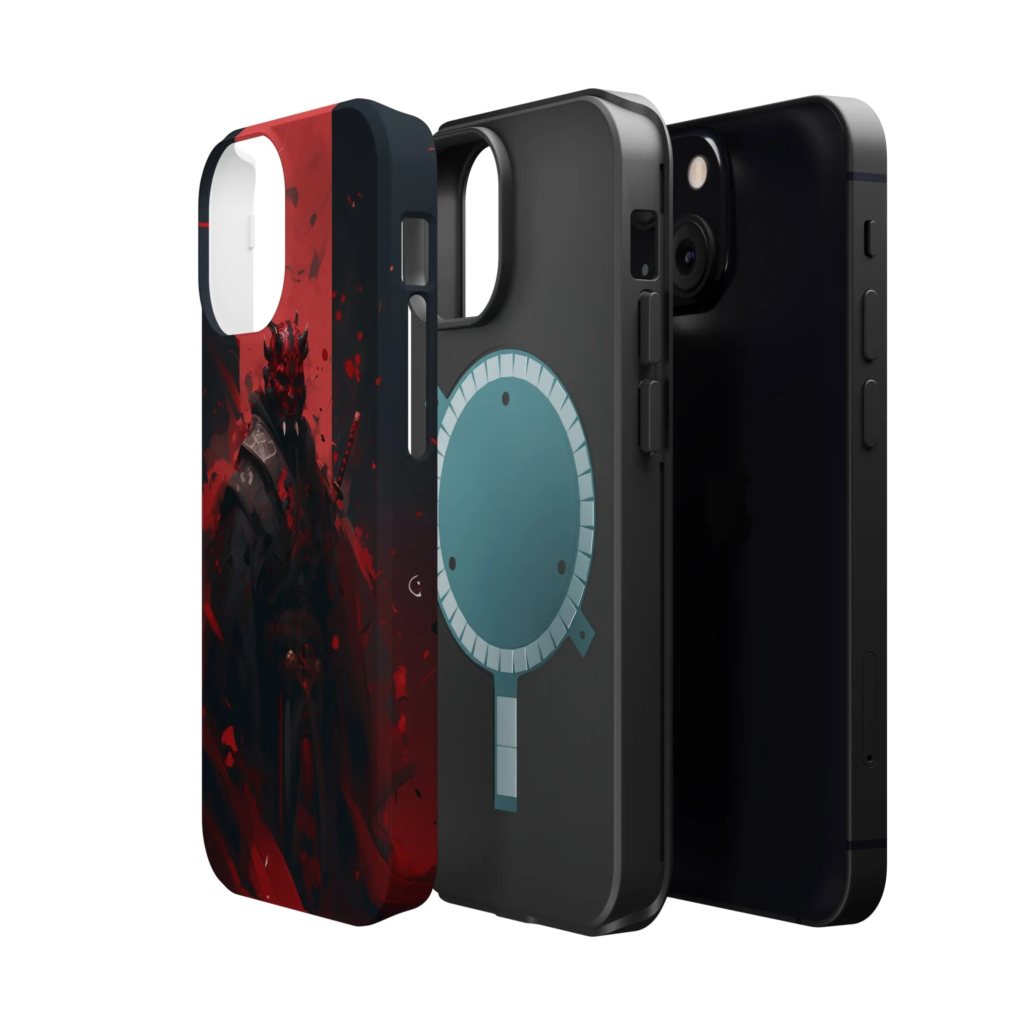 MagSafe Tough iPhone Case - Darth Maul Samurai High Detail